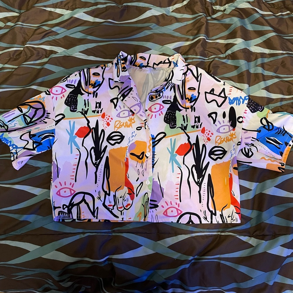 An colorful top.